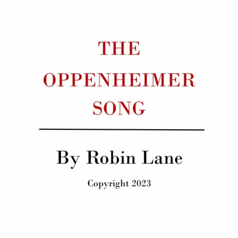 The Oppenheimer Song | Boomplay Music