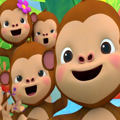 Ten Little Monkeys Jumping On The Bed - Pixels Kids Media Nursery Rhymes By Moizee ft. Pixels Kids Media Nursery Rhymes By Moizee | Boomplay Music