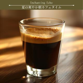 夏の爽やか朝カフェタイム