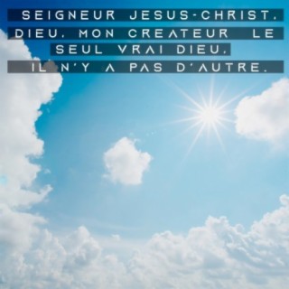 Seigneur jésus-christ christ, dieu mon créateur, le seul vrai dieu, il n'y a pas d'autre.