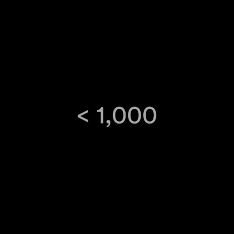 <1,000 | Boomplay Music