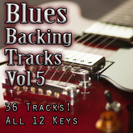 B Blues Backing Track | 80 bpm Medium-Slow with Rhythm Guitar and Piano