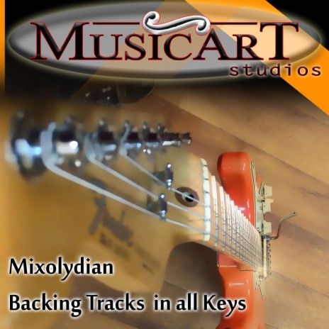 B Mixolydian Backing Track for Guitar, Vintage Rock