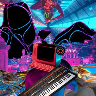 #43 1 hour happy synthwave music to code to