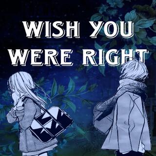 wish you were right