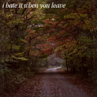 i hate it when you leave