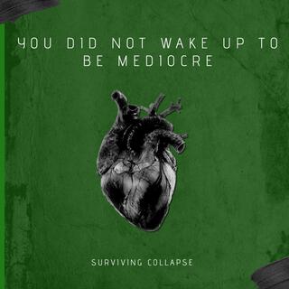 You Did Not Wake Up To Be Mediocre