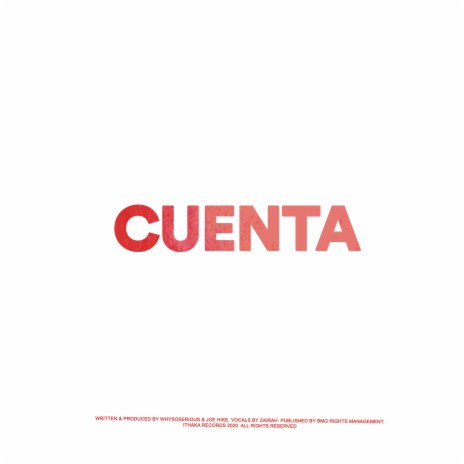 Cuenta ft. Joe Hike, Tom Thomson & Zairah | Boomplay Music