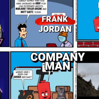 Frank Jordan Meets Icons: Seinfeld, Rock, Schultz & using Political Satire Company Man Comic (RIP)