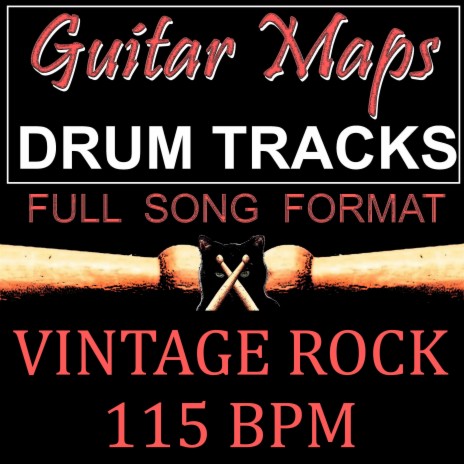 Vintage Drum Groove 115 BPM Drum Track for Guitar | Boomplay Music