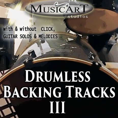 132 BPM ROCK METAL Drums Backing Track (132 BPM with GUITAR SOLO)