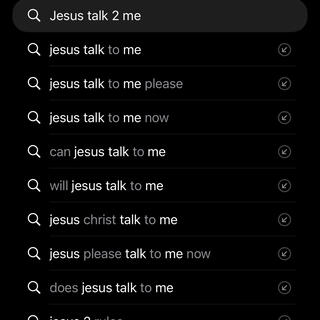 Jesus Talk 2 Me