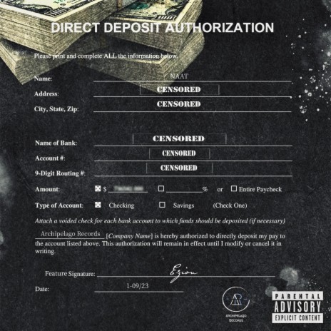 Direct Deposit ft. Ezion | Boomplay Music