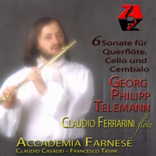 Download Claudio Ferrarini album songs: Georg Philipp Telemann: 6 Sonate  für Querflöte