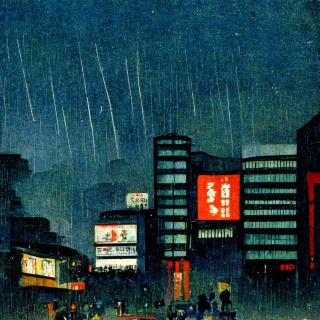 Raining in Tokyo