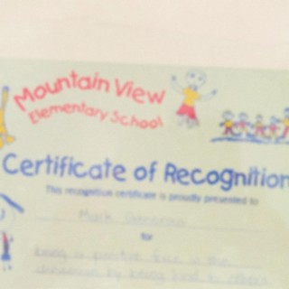 Certificate Of Recognition