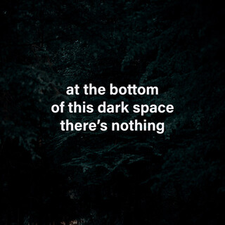 At the Bottom of This Dark Space There's Nothing