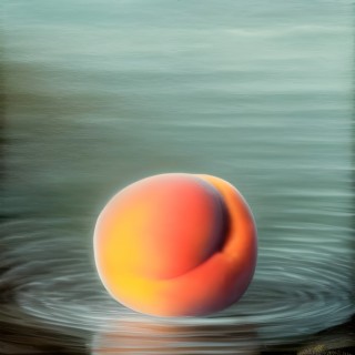 A Peach in a River