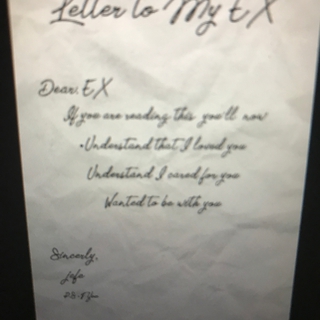 Letter to ny ex