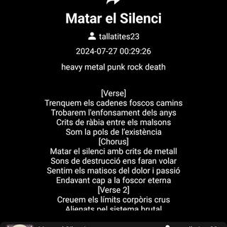 Matar el Silenci