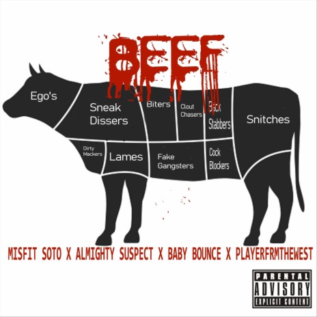 Beef (feat. Almighty Suspect, Baby Bounce & Player from the West) | Boomplay Music