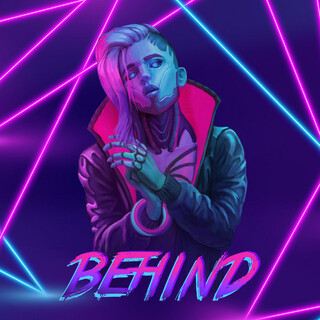 Behind