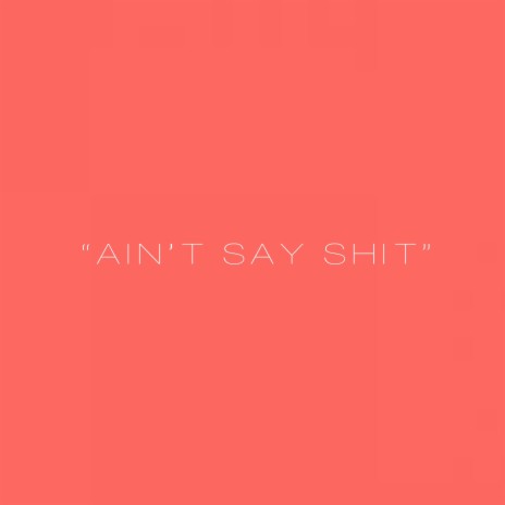 AIN'T SAY SHIT | Boomplay Music