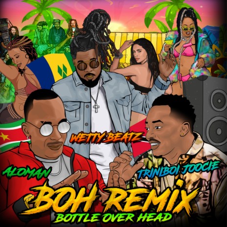 Bottle over Head (Remix) ft. Triniboi Joocie & Aloman | Boomplay Music