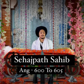 Sehajpath Sahib Ang 600 to 605