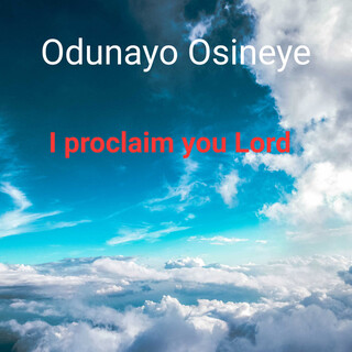 I Proclaim You Lord