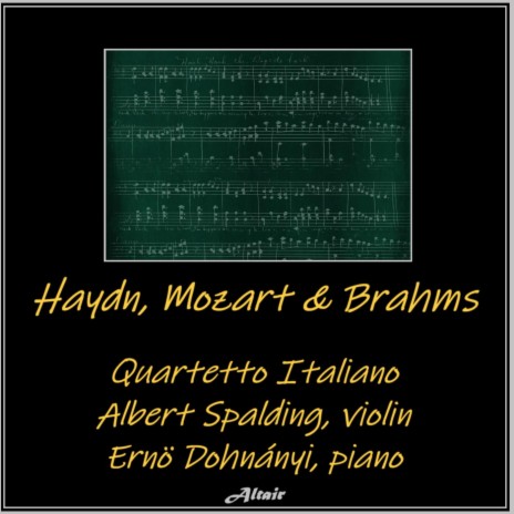 String Quartet NO. 2 in D Major, K.155: I. Allegro