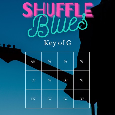 Shuffle Blues In G Backing Track
