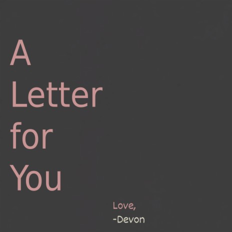 A Letter for You | Boomplay Music