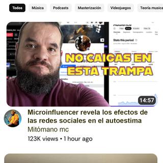 Microinfluencer revela los efectos de las redes sociales en el autoestima