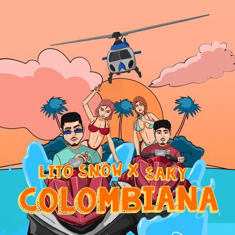 Colombiana ft. Saky | Boomplay Music