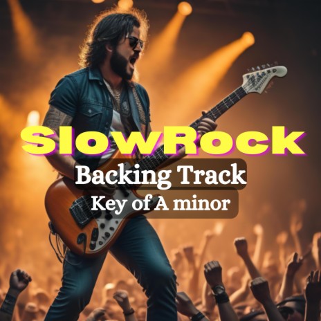 Slow Rock Backing Track in A minor