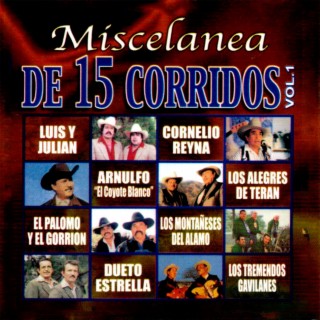 Miscelánea de 15 Corridos, Vol. 1