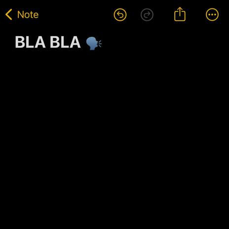 BLA BLA | Boomplay Music