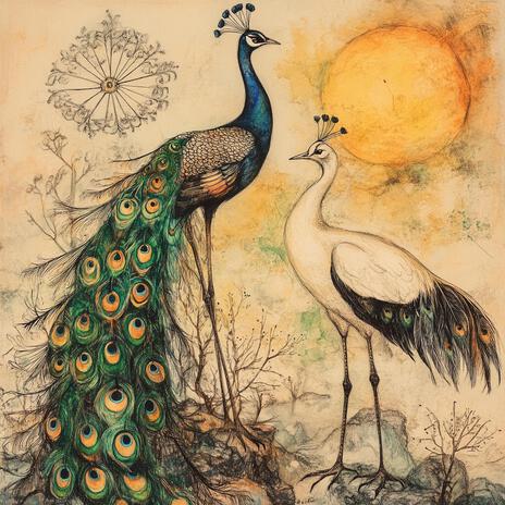 The Peacock and the Crane