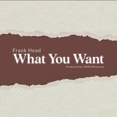 What You Want | Boomplay Music