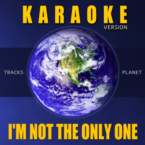 I'm Not the Only One (Karaoke Version)