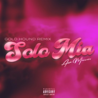 solo mía (Gold Hound Remix) ft. Gold Hound lyrics | Boomplay Music