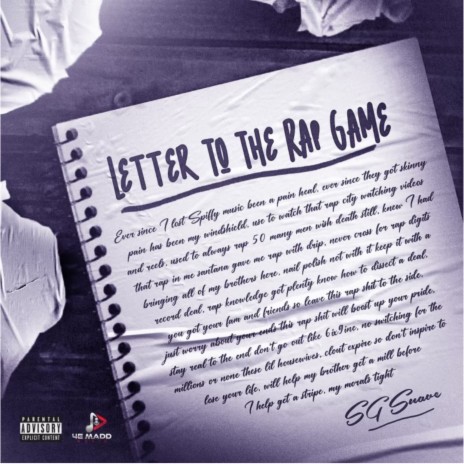 Letter to the Rap Game | Boomplay Music