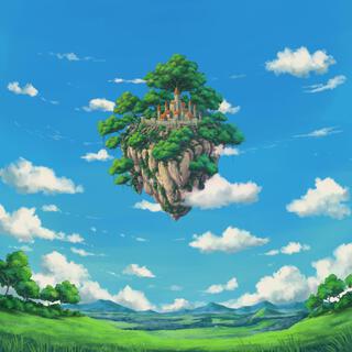 castle in the sky (ghibli inspired version)