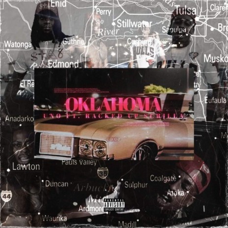Oklahoma ft. Rackedup Scrilla | Boomplay Music