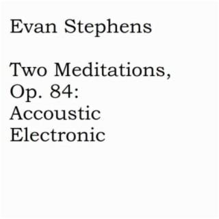 Two Meditations, Op. 84: Accoustic and Electronic
