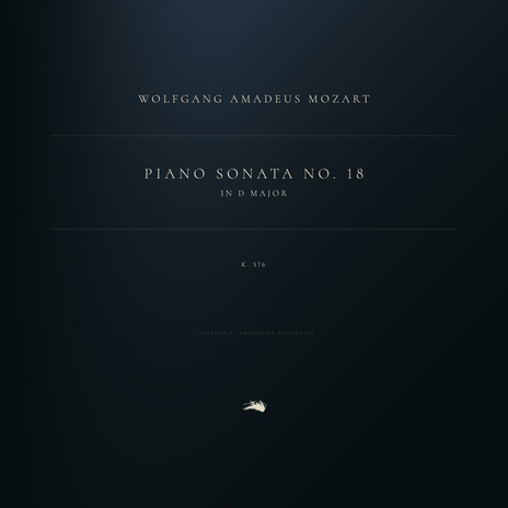 Piano Sonata No. 18 in D Major, K. 576: 1. Allegro ft. Classical Archive Stereo Arts | Boomplay Music