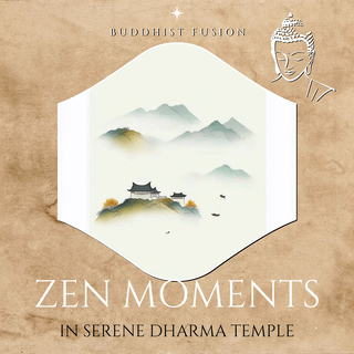 Zen Moments in Serene Dharma Temple