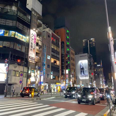 late night in shibuya