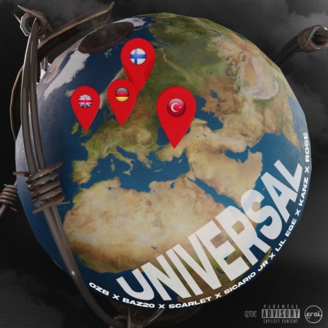 UNIVERSAL ft. BAZ20 ZTZ, Scarlet Hawk, Sicario Jr, Lilege342 & KANZ | Boomplay Music